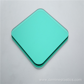 Green transparent 5mm solid panel polycarbonate